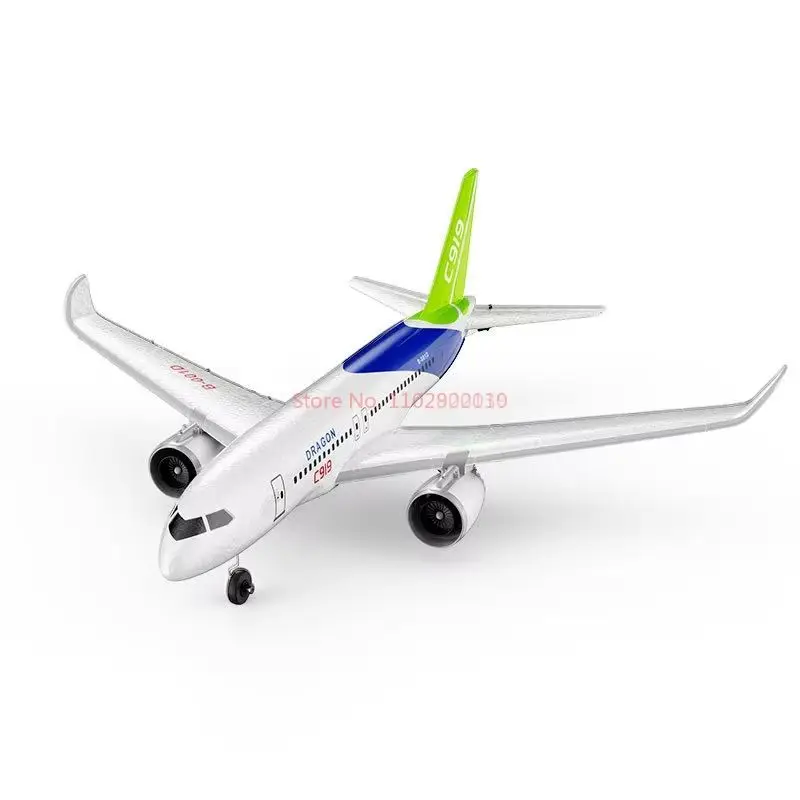 เครื่องบินบังคับวิทยุ Qf008b C919 แบบร่อน สามช่องสัญญาณ รีโมทคอนโทรล ทำจากโฟม ปีกตรึง แบบประกอบเอง ของเล่นสำหรับเด็ก
