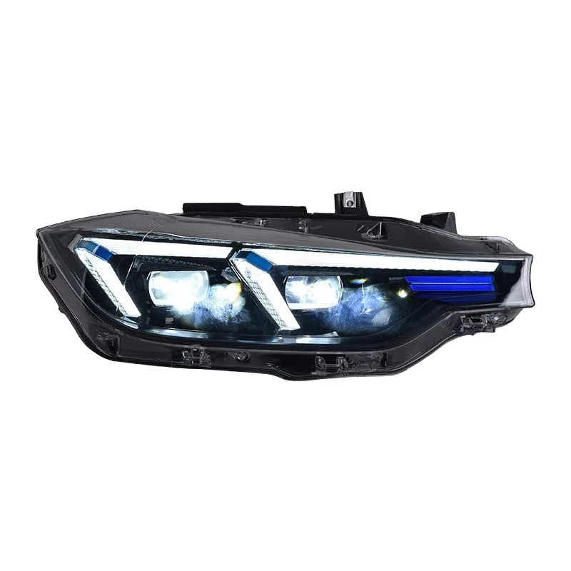 Modified 3 Series LED Headlight Assembly 13-18 F30F35 New Daytime Running Light Water Running Steering LED Specially Designed