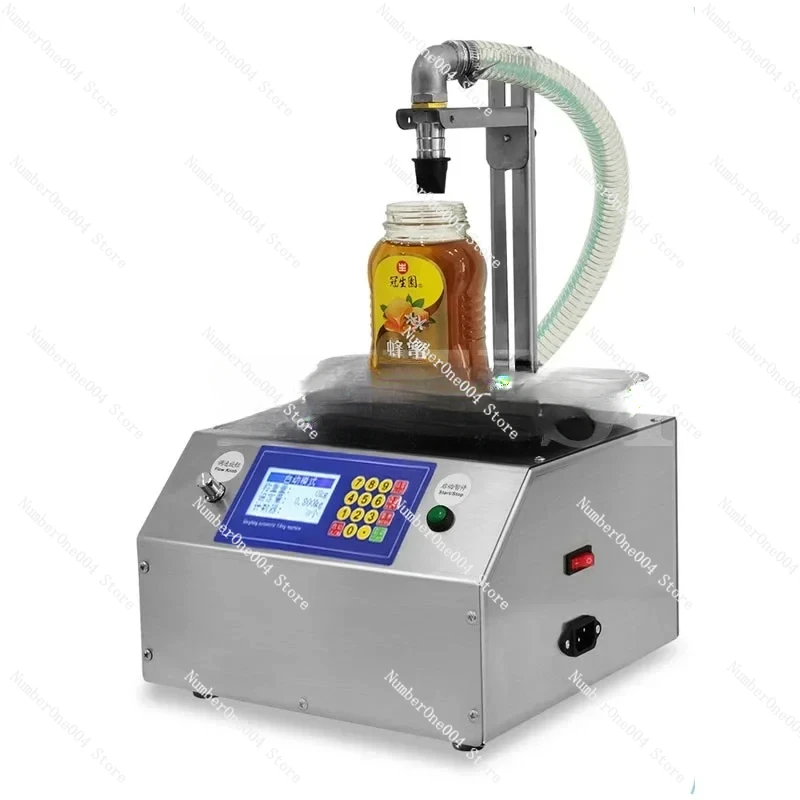 Suitable for Honey Tahini Oil Filling Viscous Liquid Automatic Weighing Filling Machine Automatic Dispensing Machine Canning