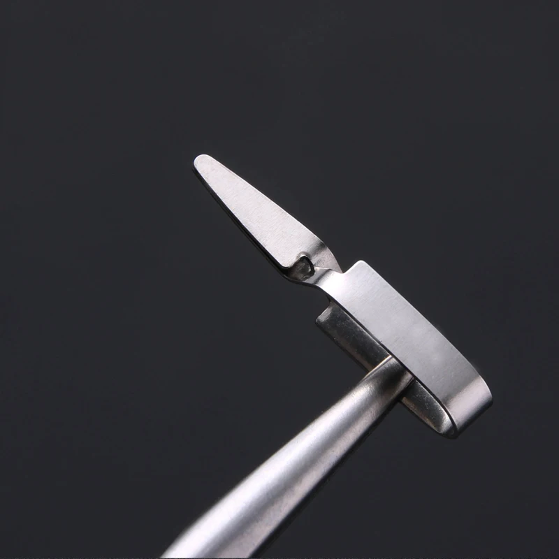 Stainless steel micro hemostatic clip vein clip small blood vessel clip arterial pet experimental closing device temporary block