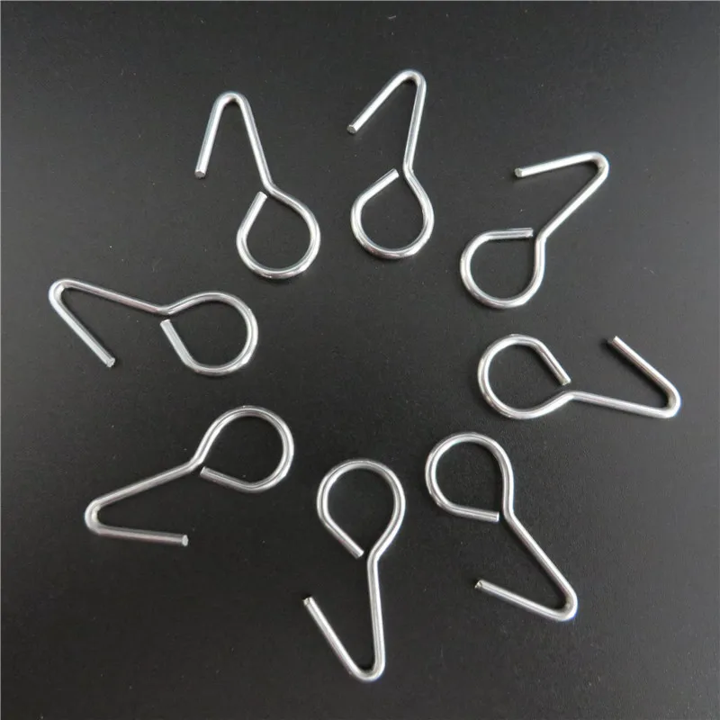 50pcs 1.5cm*28mm Car Seat Hook Metal S-shaped Hook Multi-functional Car Seat Cover Fixing Hook S Shaped Seat Cover Fastener
