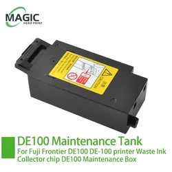 Compatible Maintenance Tank Compatible For Fuji Frontier DE100 DE-100 printer Waste Ink Collector chip DE100 Maintenance Box