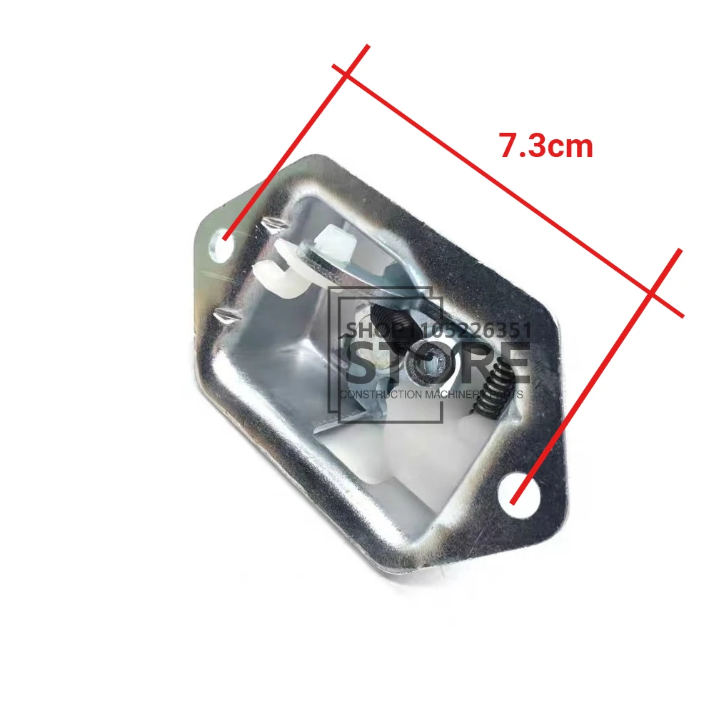 Excavator For Komatsu PC78 128 Excavator Cab Door Lock Lock Block Inner Handle For Daewoo 55 For SANY 55 For CASE 55 Accessories