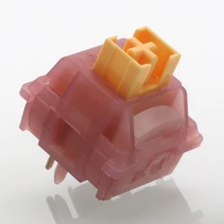 Outemu Honey Peach V3 Switch 40g Linear Pre-Lubed 5 Pins HotSwap Light Pipe Silent Switches For Mx Mechanical Gaming Keyboard