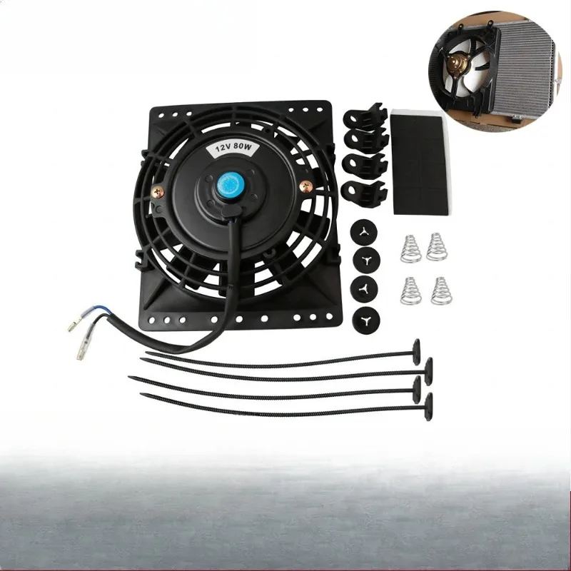 Generic Auto Radiator Cooling Fan with Installation Hardware