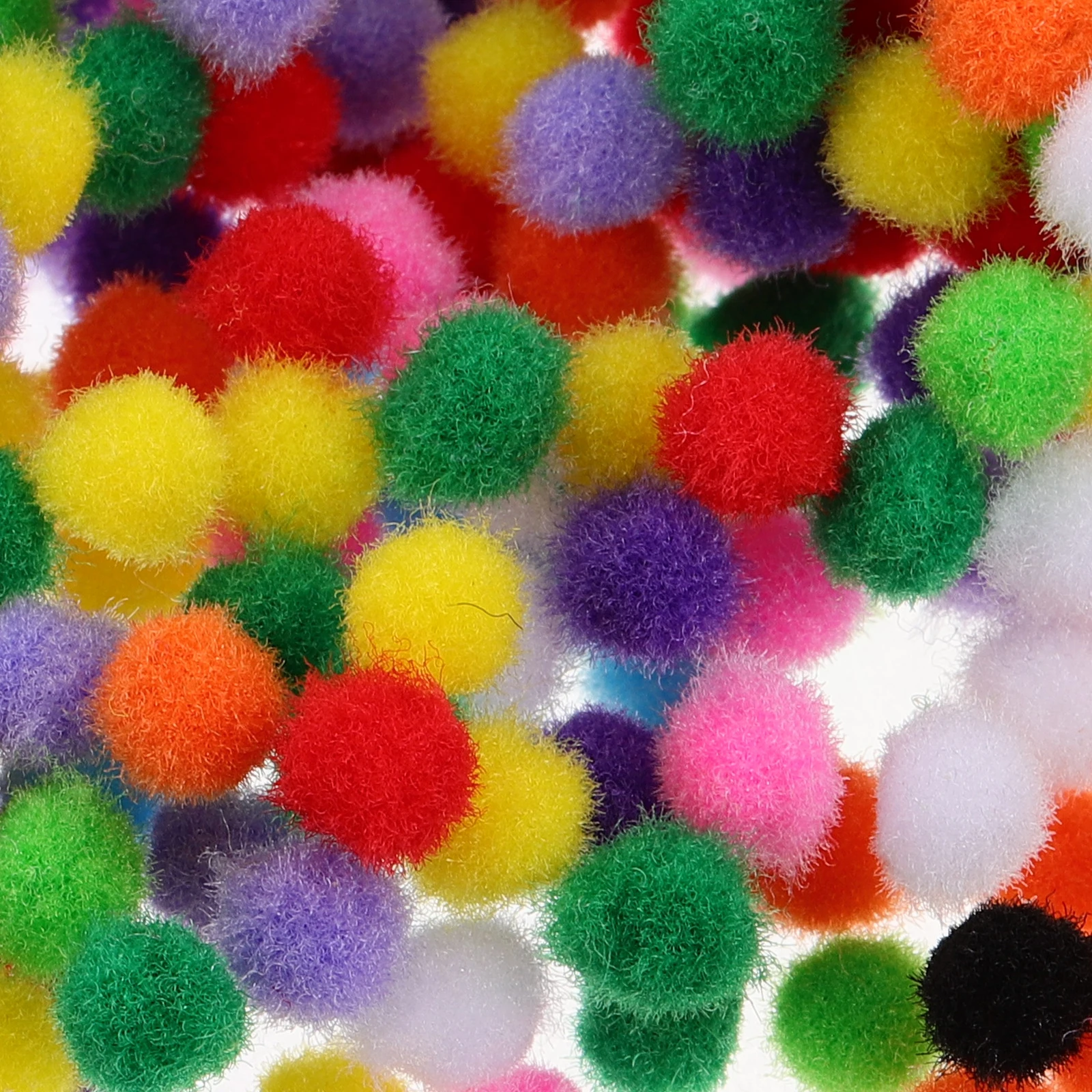 2000Pcs Craft Pom Poms Soft Colorful Small Balls for DIY Art Christmas Craft Supplies Multicolor Pompoms Pom Poms Beads
