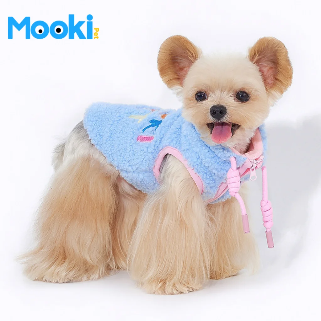 Warm Windproof Monochromatic Dog Coat, Cotton Designer Clothes for Large Dogs, Puppy Accessories, Winter