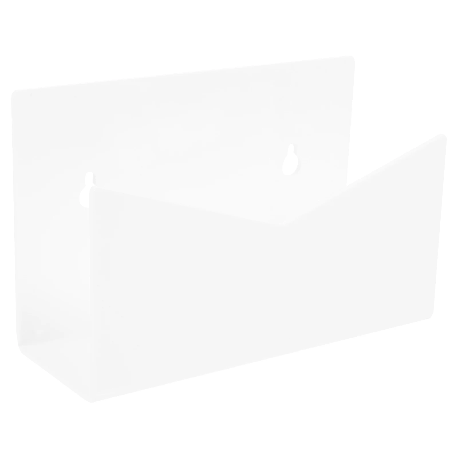 

Desktop Acrylic Mail Holder Clear Rounded Corners Polished Edges Document Letter Organizer Office School Envelope Desktop Sorter