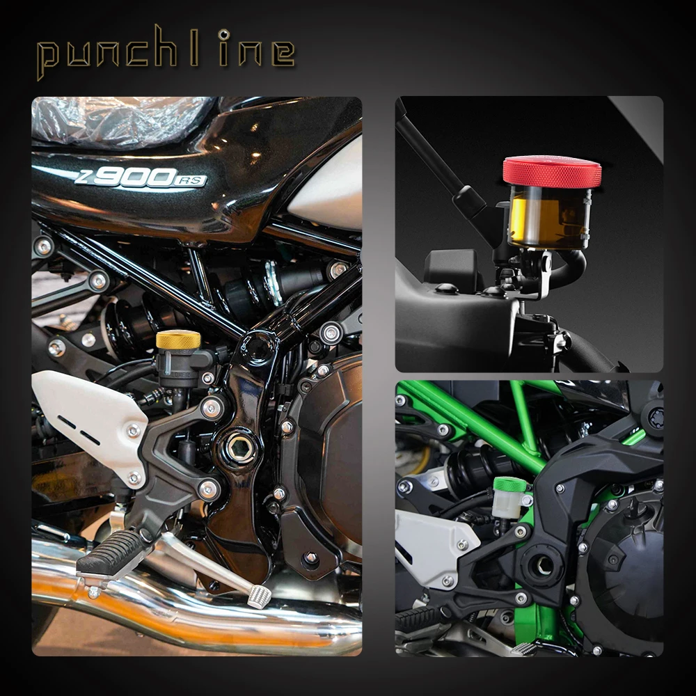 يصلح ل Z900RS Z 1000 GSX-R 600 750 1000 SV1000 S TL1000S CB1000R غطاء خزان سائل الفرامل الأمامي والخلفي