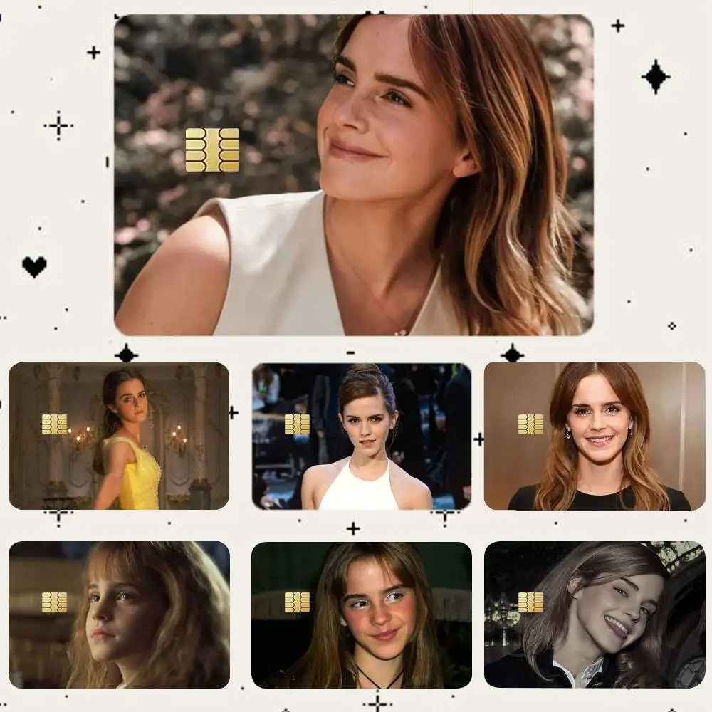 

E-EMMA WATSON HD Waterproof Card Skins Protective Stickers for Credit Bank Game Cards