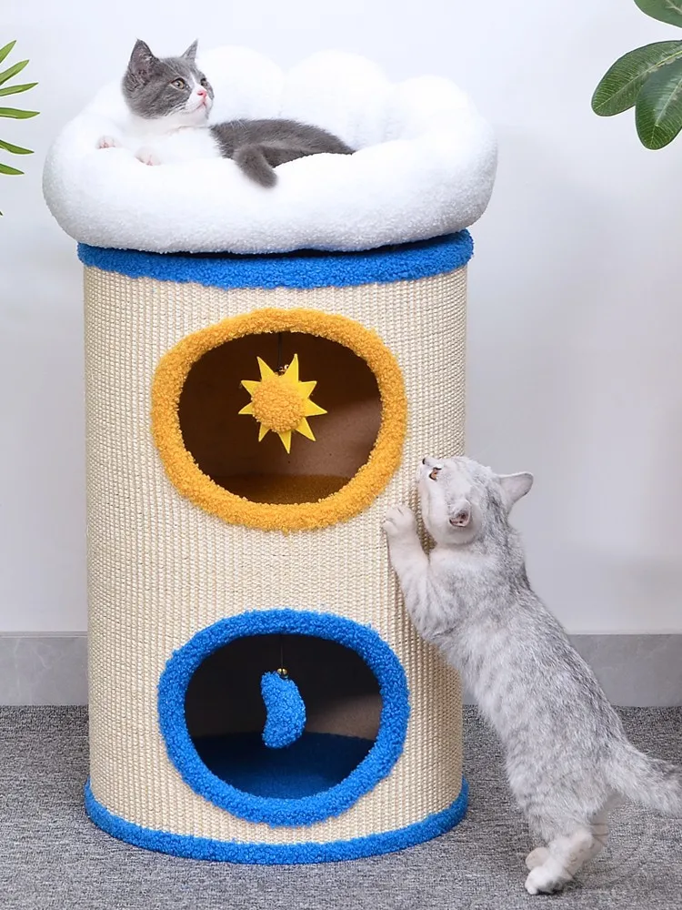 Star Sky Cat Crawler Sisal Barrel Sisal Barrel Pet Cat Products Cat Toys Cat Nest Cat Grab Post