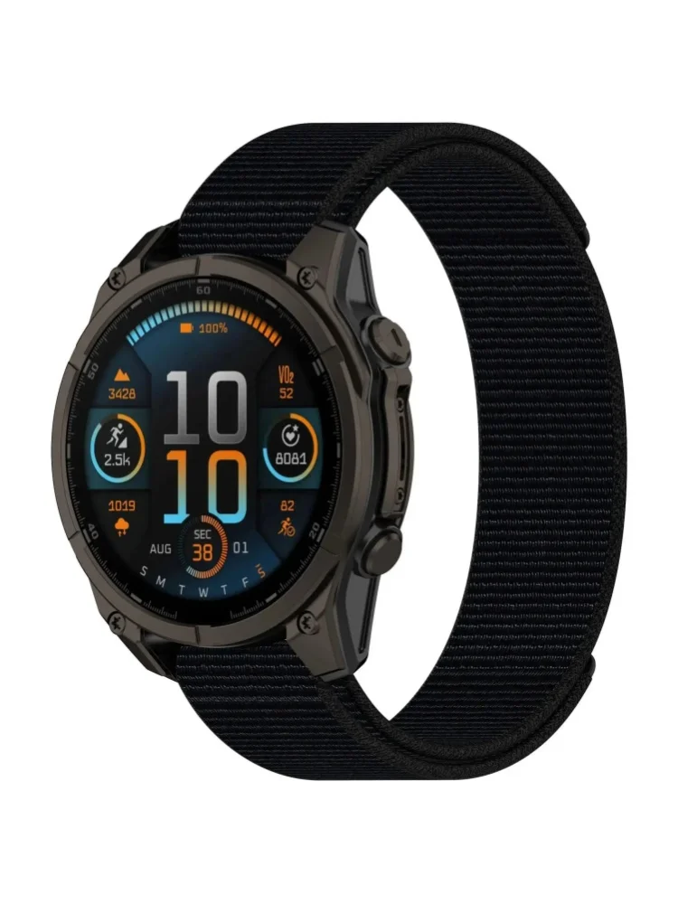 26mm 22mm 20mm Klettverschluss-Nylonarmband für Garmin Fenix 8 E 7 7X 7 Pro 6 6X 6S Pro 5 S Plus Sportarmband Forerunner 935 945 Band