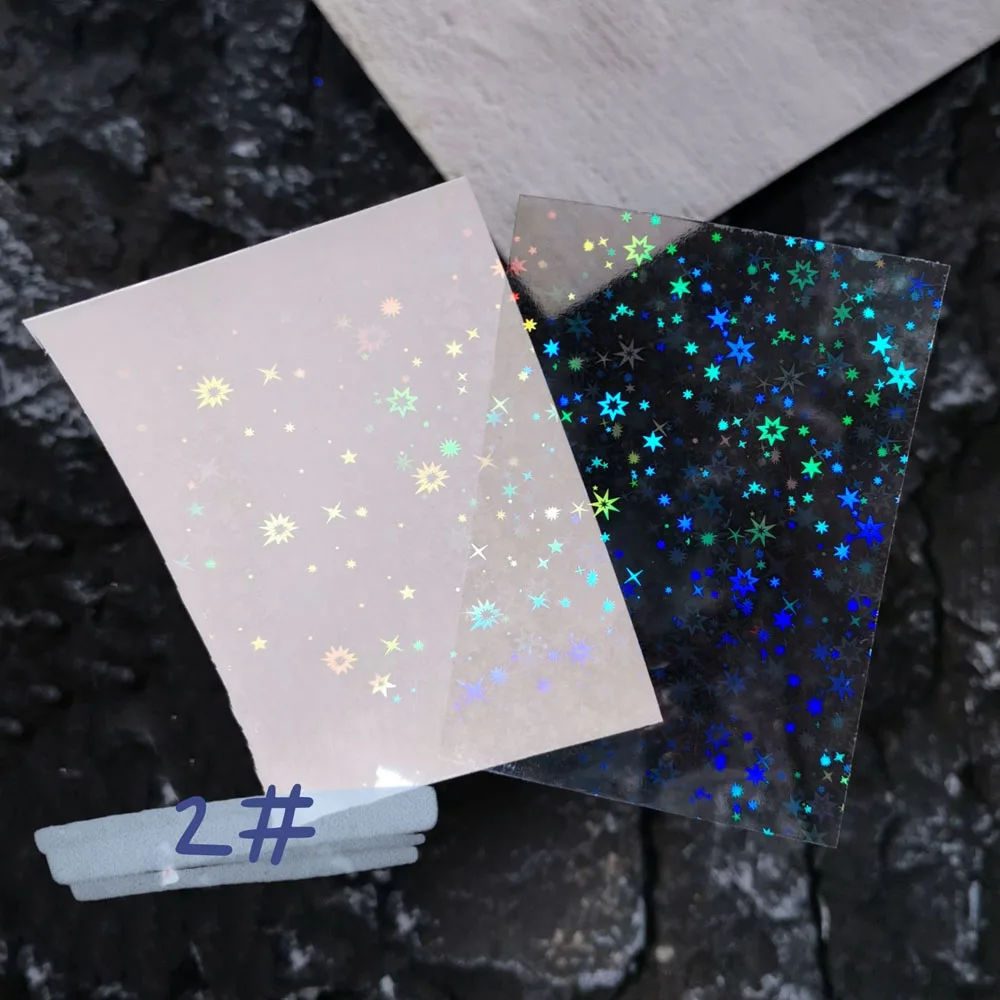 1 قطعة أورورا الليزر القلب مسمار الفن ملصق ثلاثية الأبعاد الثلاثية الأبعاد التدرج وامض الحب الزهور الثلج الهندسة ستار مسمار الشارات