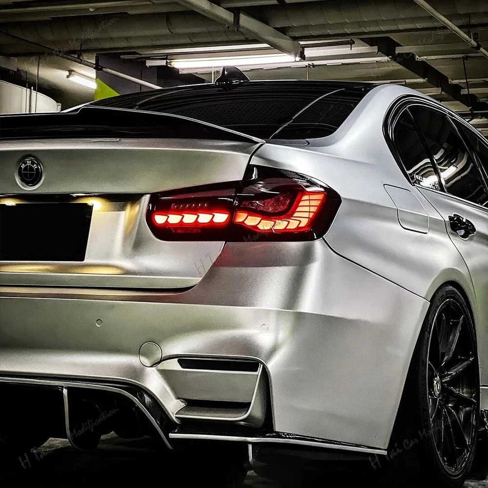 Para tylnych lamp LED do BMW serii 3 F30 F35 320i 328i 335i M3 2013-2020, tylne światła, lampy zespolone, światła przeciwmgielne, komplety oświetlenia samochodowego