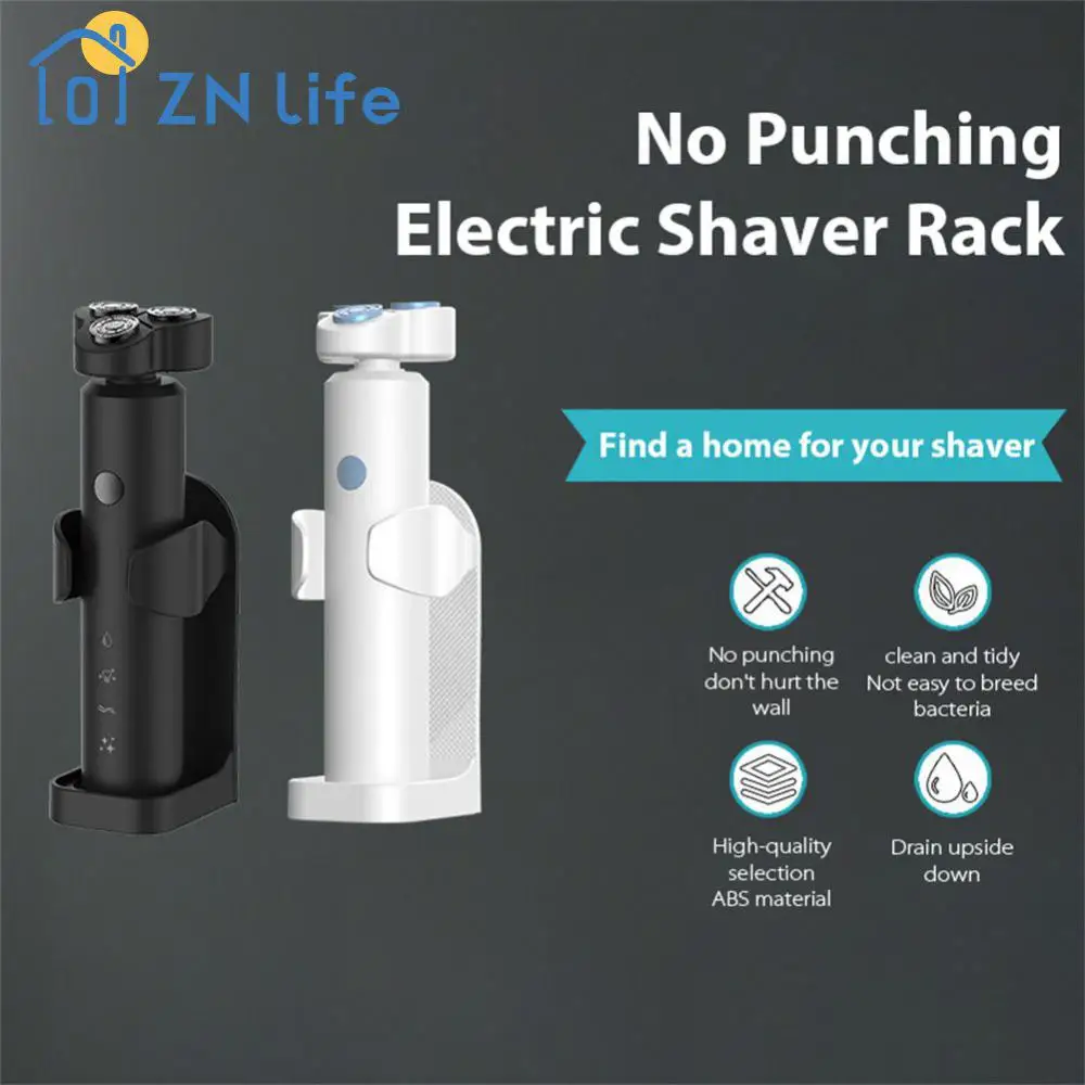 Punch Free Shaving Razor Holder Easy To Install Widely Applicable High Quality Abs Bathroom Accessories Toothbrush Storage Hook