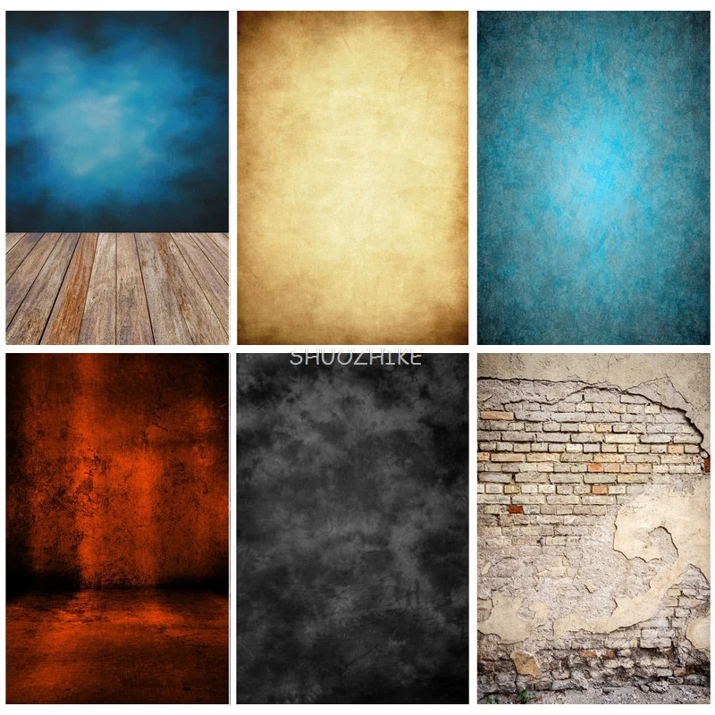 

SHUOZHIKE Abstract Vintage Texture Portrait Photography Backdrops Studio Props Gradient Photo Backgrounds CXSC -32