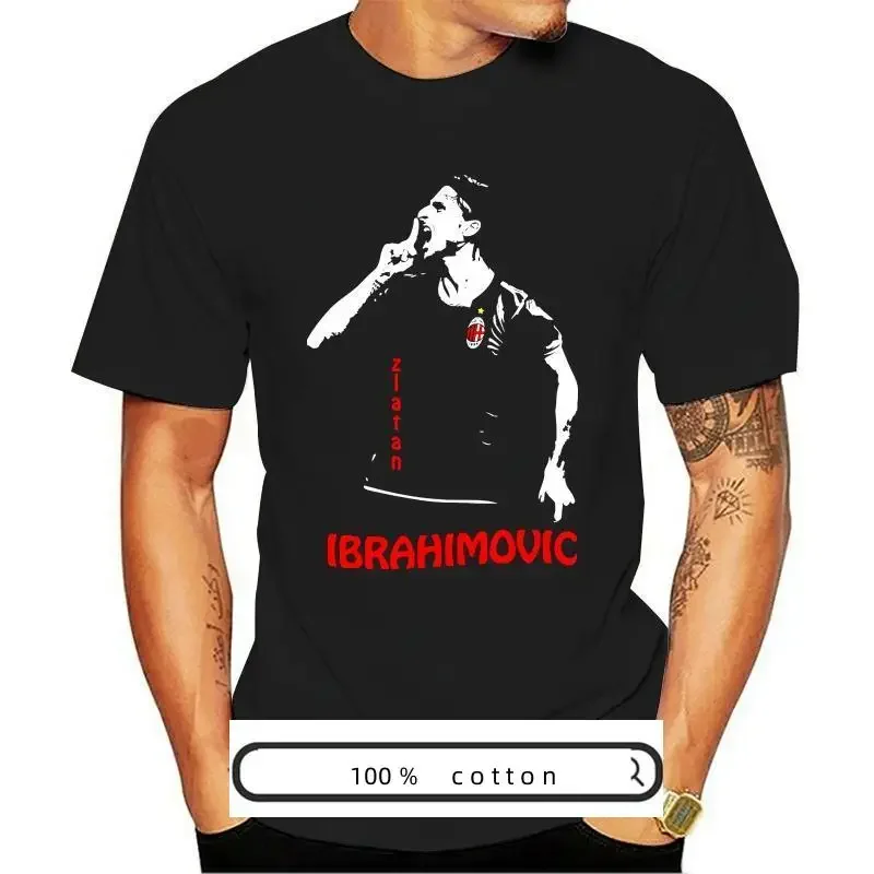 New T Shirt Ibrahimovic Ibra Zlatan Maglietta Maglia Uomo Donna Man Woman