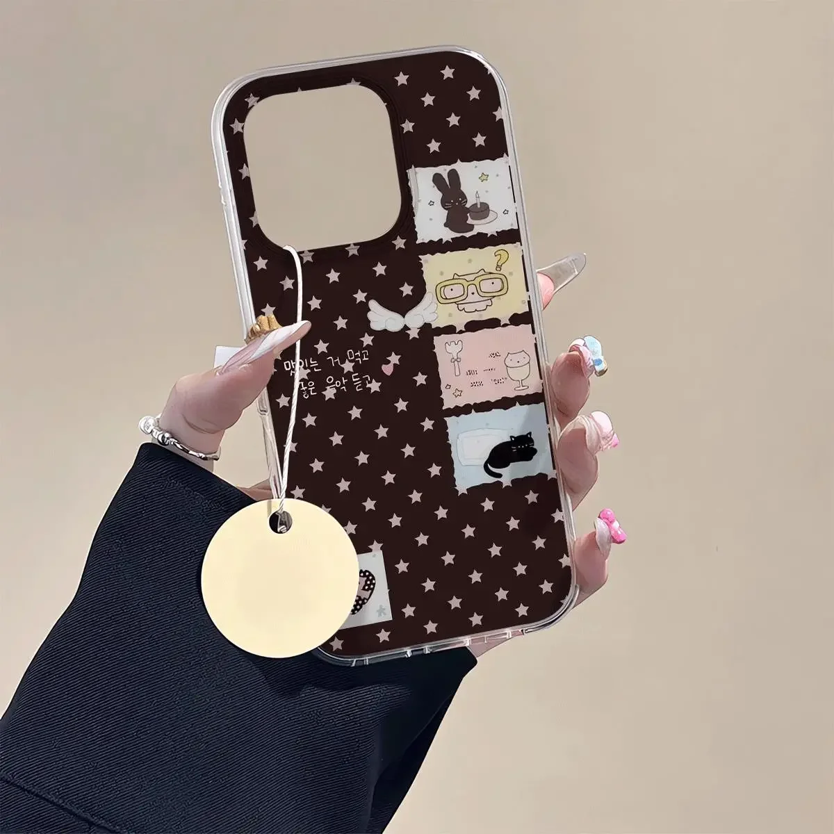 Bonito Estrelas Kawaii Caso de Telefone Para Samsung Galaxy A27 A37 A57 A16 A07 A17 A36 A26 A56 A55 A35 A25 A15 A05s A54 A24 A14 A06 A05 5G