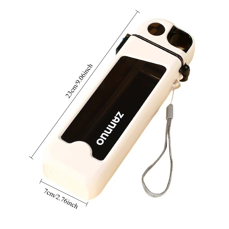 1 قطعة زجاجة مياه رياضية 350 مللي ، زجاجة مياه بلاستيكية مربعة محمولة ، كوب لياقة بدنية ، زجاجة مياه رياضية خارجية