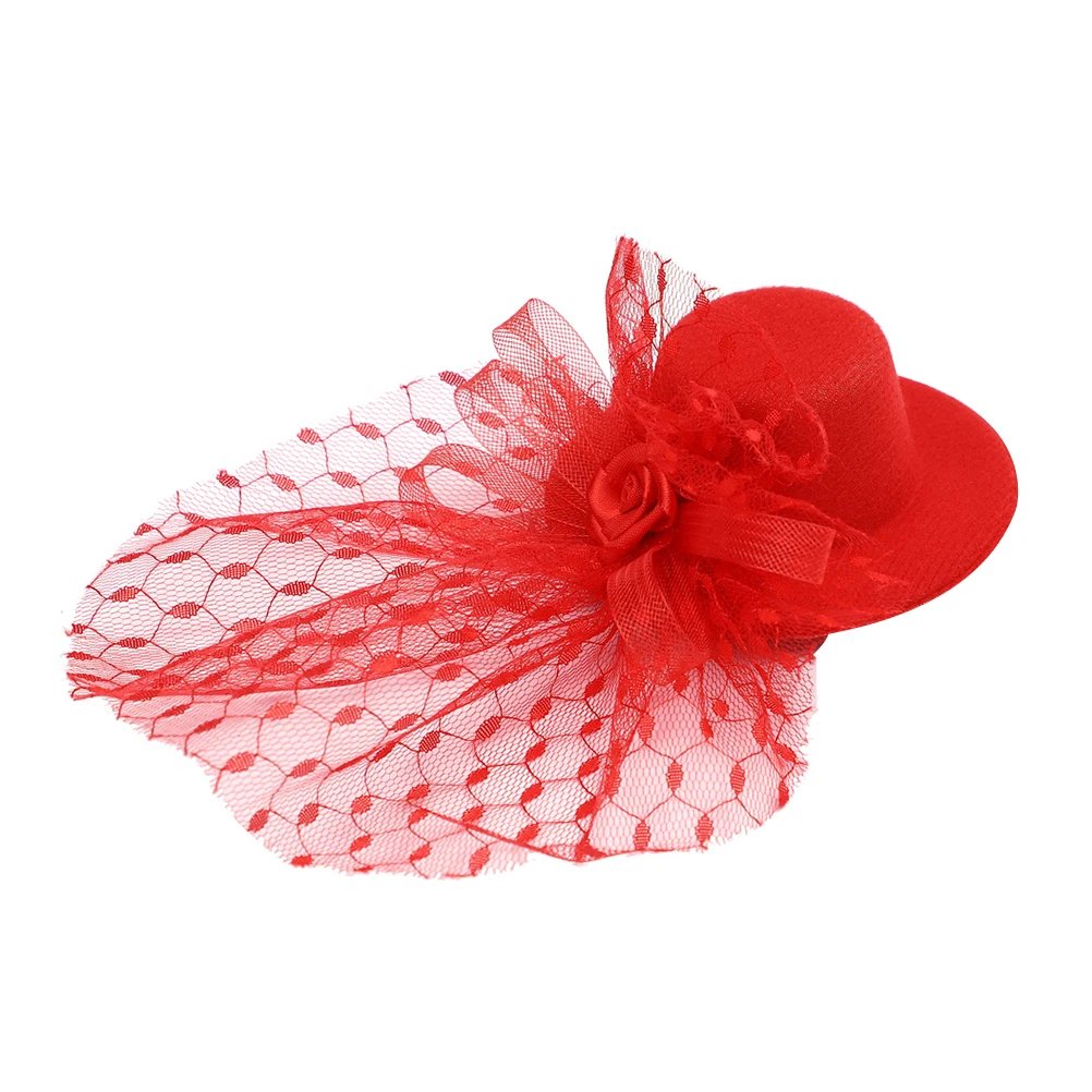 

Adorable Pet Hat for Dog Cat Decoration Bright Color Durable Safe Costume Valentine Party Photo R om Cap