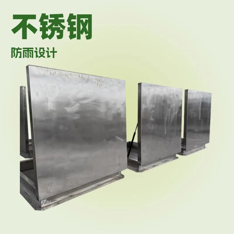 Stainless steel 304 floor roof outdoor roof rainproof cover access port patio manhole rainproof attic skylight cover