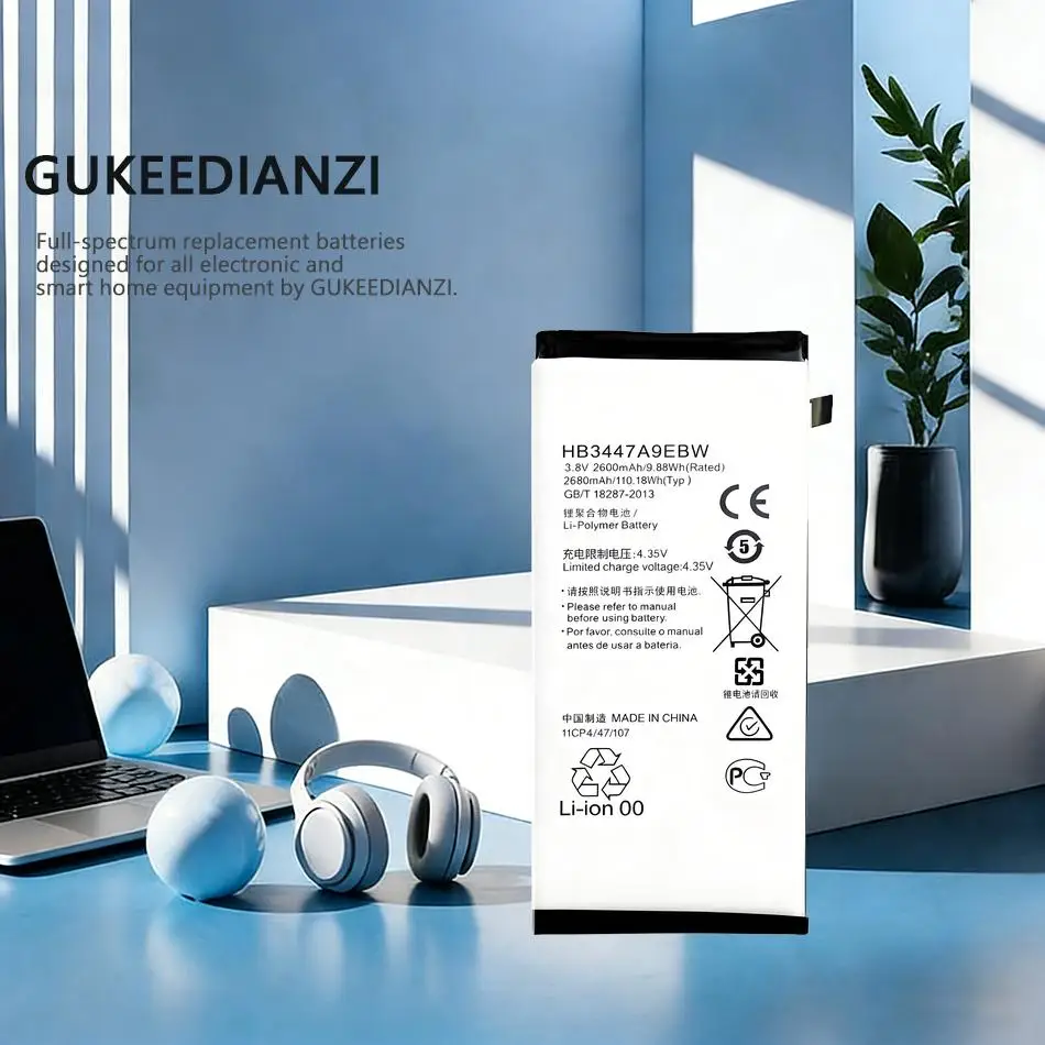 

Аккумулятор для мобильного телефона Huawei Ascend P8 Gra-L09 UL00 CL00 TL00 TL10 UL10 HB3447A9EBW 2600 мАч, отличная работа при низких температурах