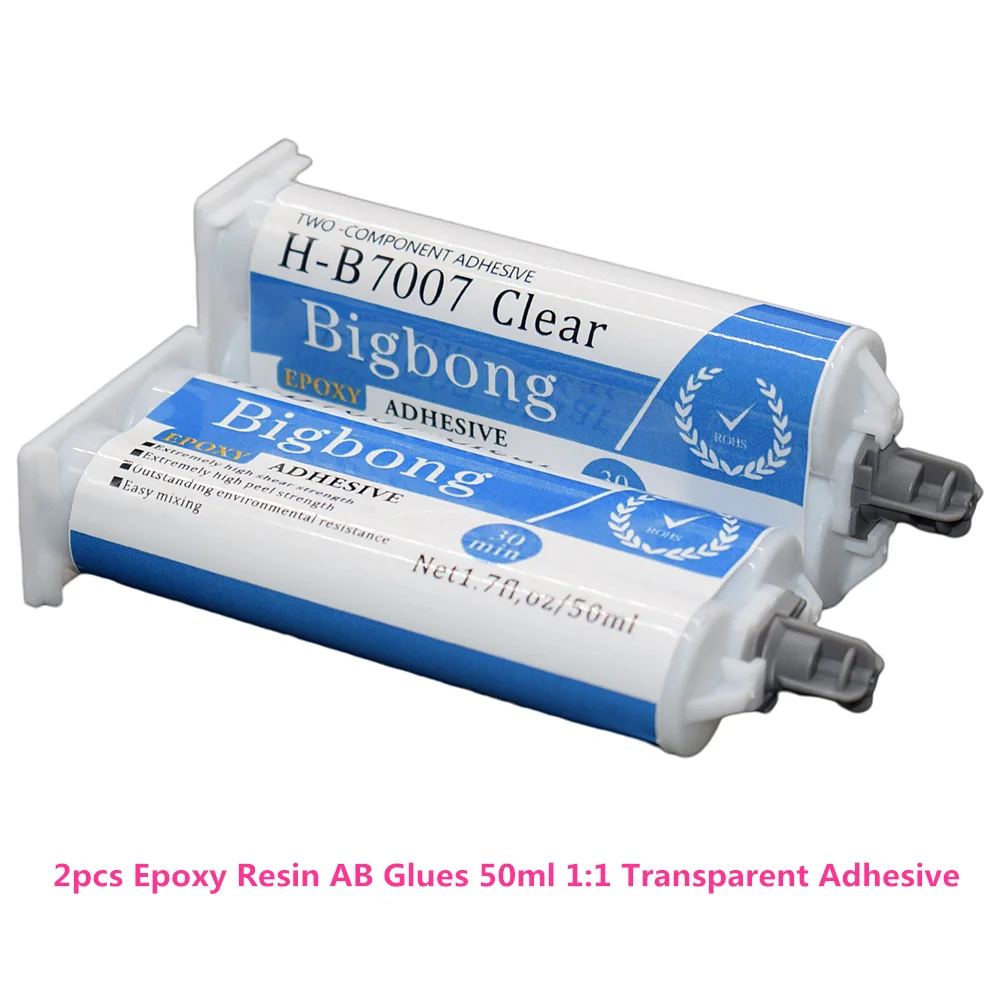 1/2/5/10/20 Stück Epoxidharz-Klarschmelzkleber 50ml 1:1 Starker AB-Kleber Transparenter Klebstoff Strukturklebstoff 2-Komponenten-Dichtmasse Epoxidharz – Detail 3