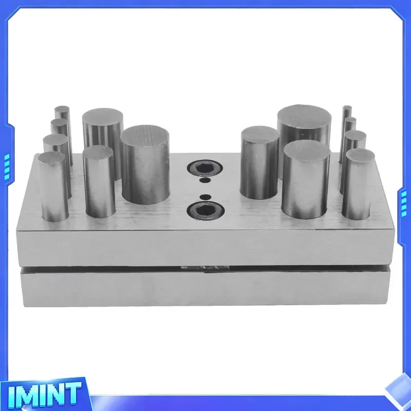 Circular Punching 14 Round Punches Set Jewelry Making Metal Cutting Forming Pendant Charm Coin Punch Tool