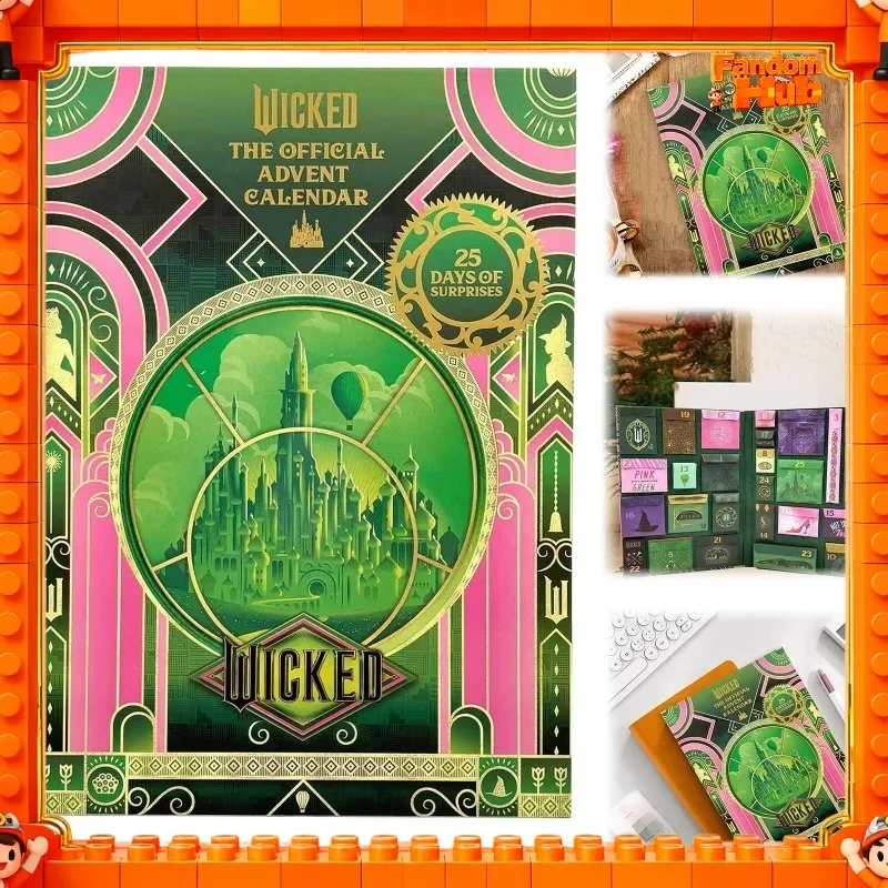 Новые товары Wicked Movie Товары Адвент-календарь Коллекция Рождественская игрушка обратного отсчета в подарок, фанаты должны иметь