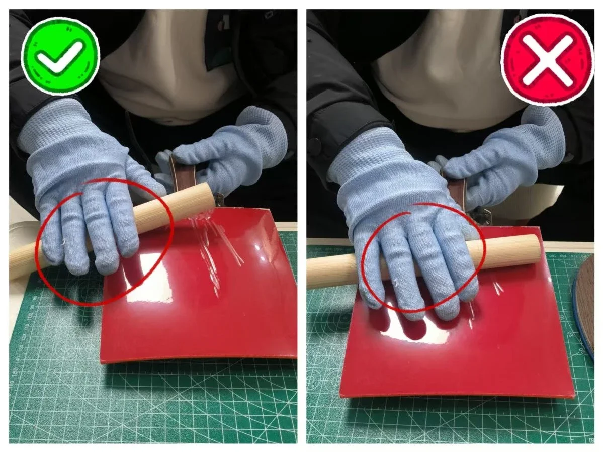 Einfach zu bedienendes Tischtennis-Gummi-Bowknife, runde Form, Tischtennis-Schläger, Gummi-Schneideschere, Ping-Pong-Gummi-Schneidemaschine – Detail 6