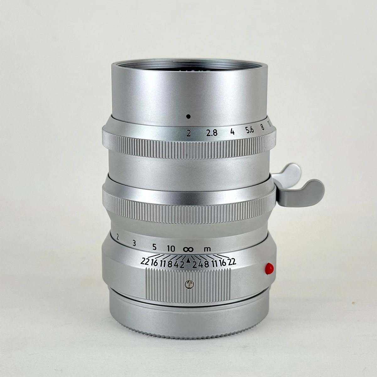 Light Lens Lab 75mm F2 Lens SPII Cooke Speed Panchro II Black Paint Chrome Aspherical for Leica M M6 M7 M9 M10P M11 M240
