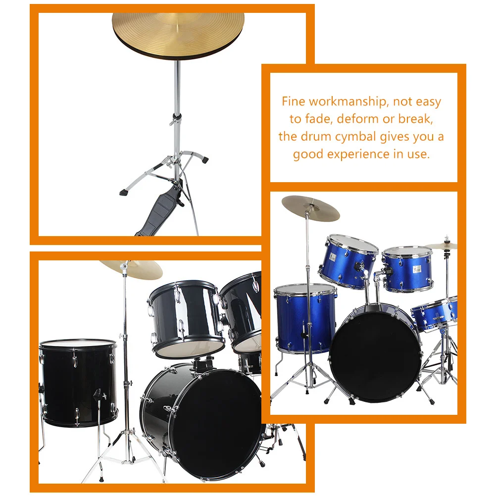 

Cymbals for Drums Jazz Drum Cymbal Fine Workmanship Not Easy to Fade Deform Or Break Lightweight Crash Cymbal Cymbals for Drums