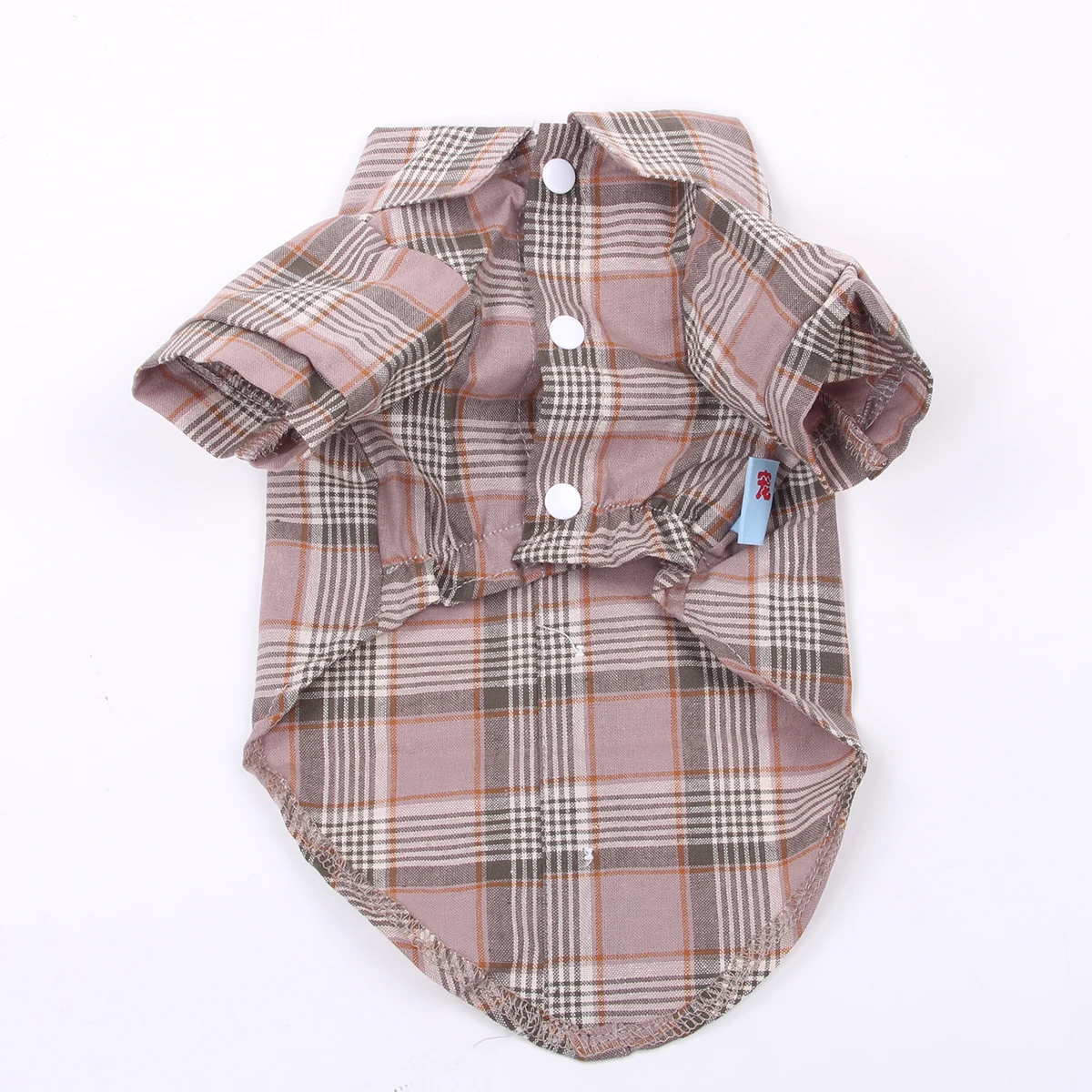 Camicia per cani di piccola taglia abito Plaid Design Pet Puppy Plouse abbigliamento primavera/estate abbigliamento