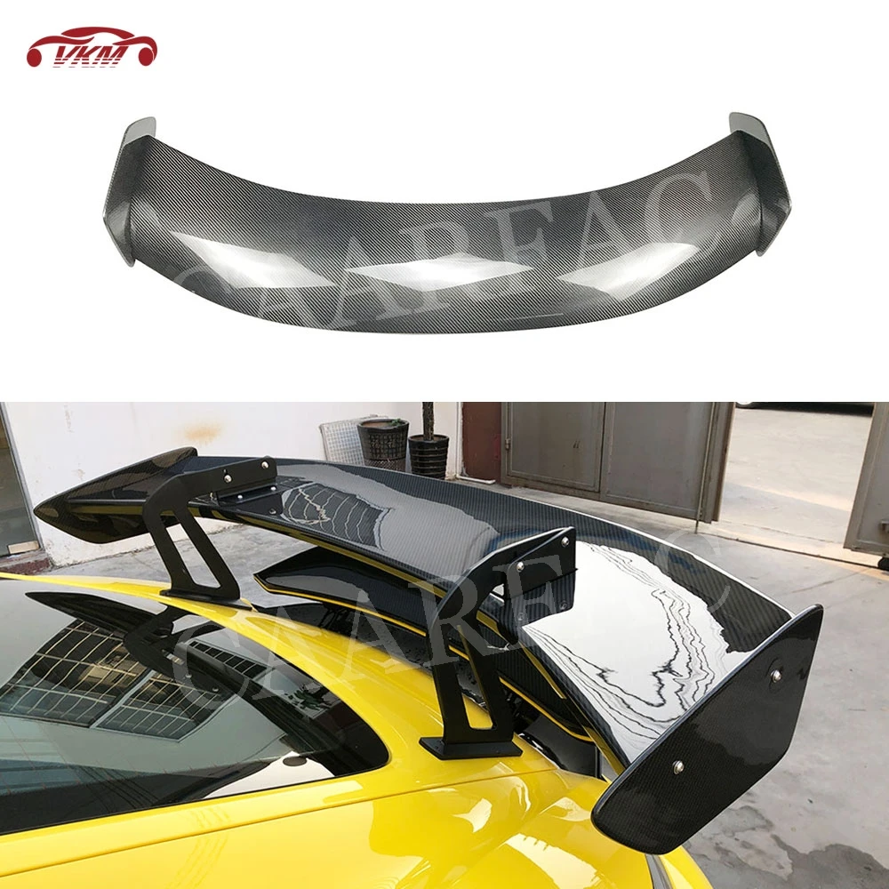 

Dry Carbon/Wet Carbon Material Rear Trunk Lip Spoiler For Porsche Cayman 718 987 997 998 981 911 Boxster GT4 Style Decoration