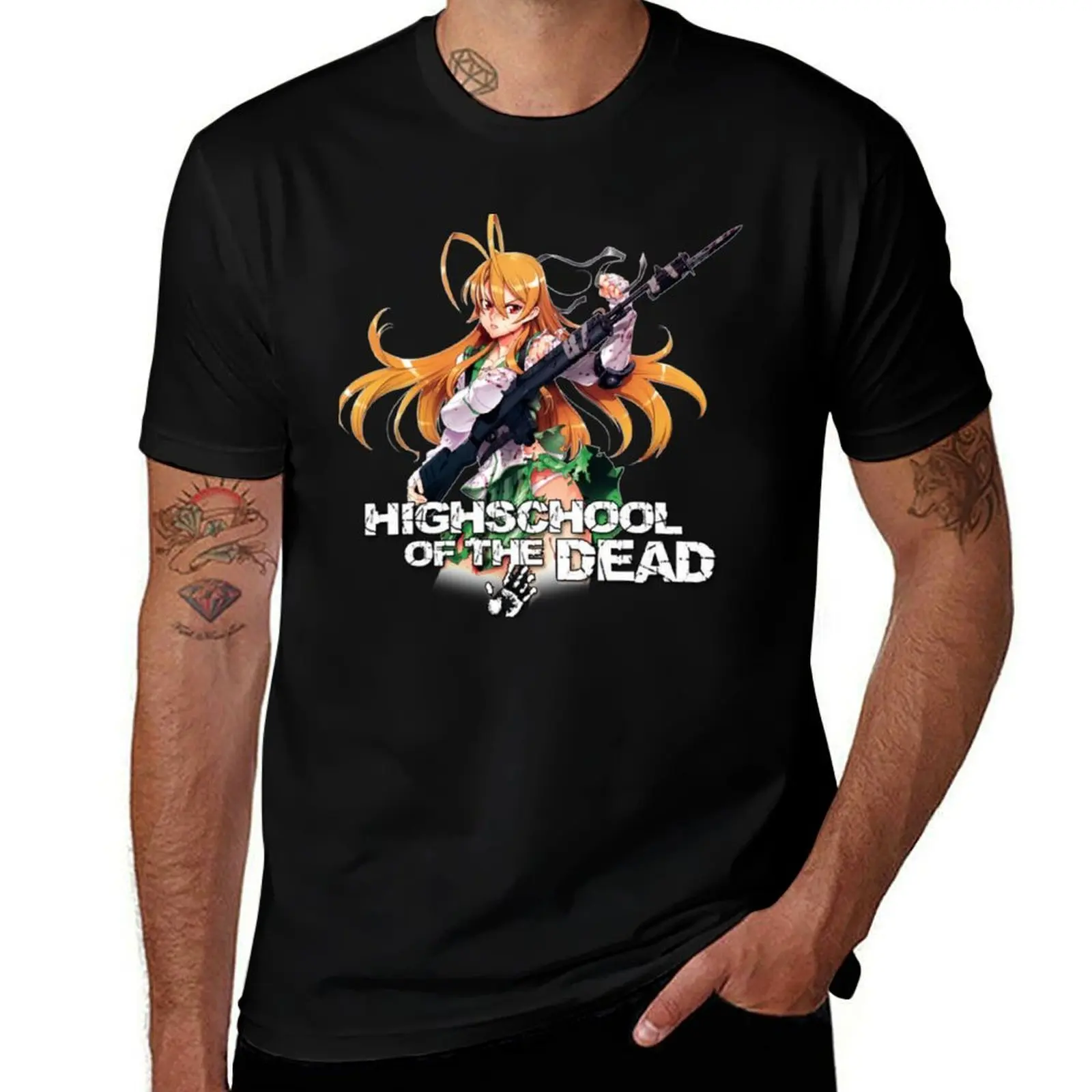 

High School of the Dead - Rei Essential T-Shirt t shirts with prints cotton t shirt man t shirts for man slim fit T-Shirt