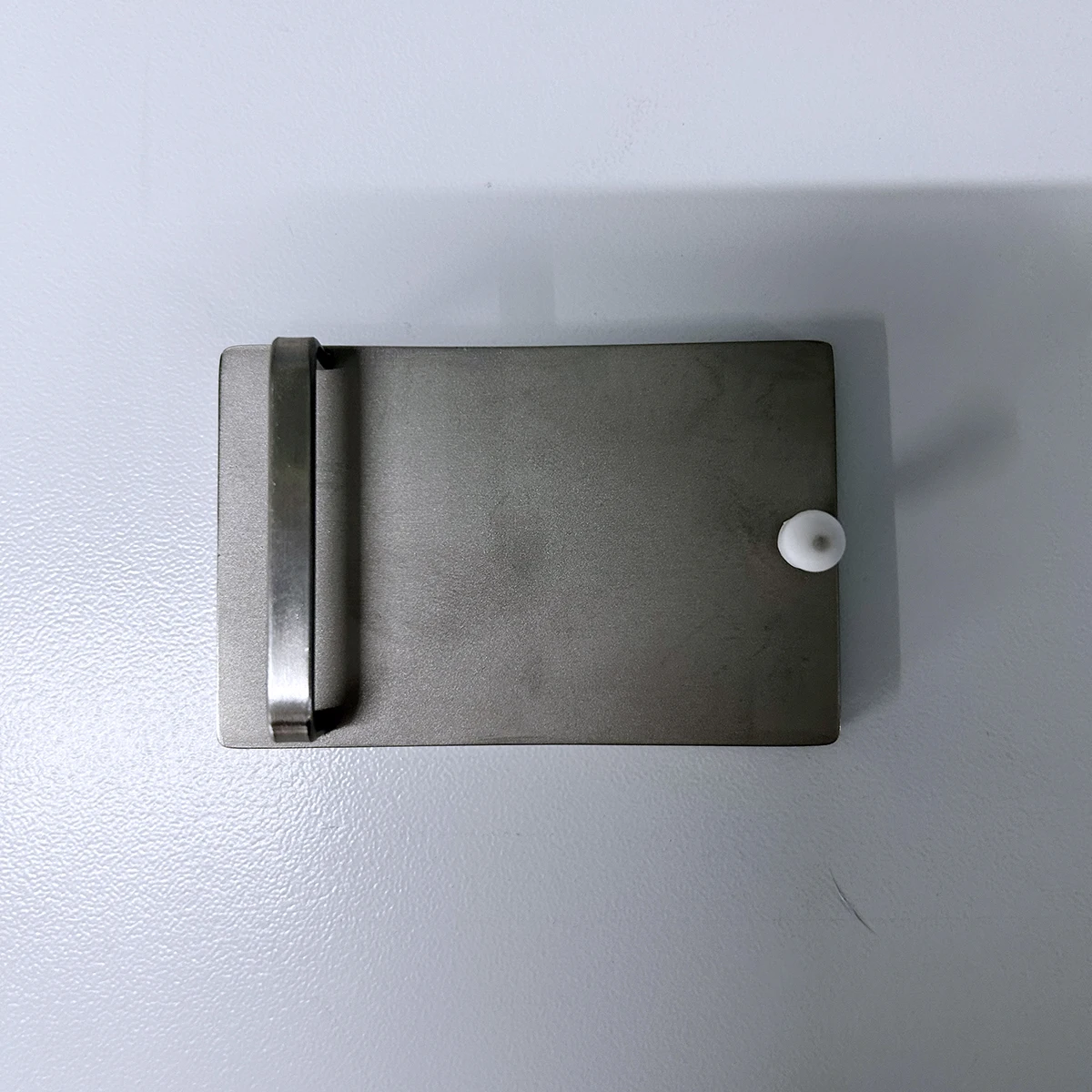1.58 inches 40 mm Stainless Steel Rectangle Blank Belt Buckle, Large, BUCKLE-SS003BP