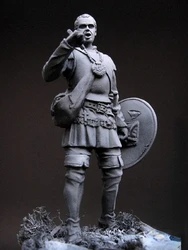 75mm Height Die Casting Resin Figure Model Assembly Kit Character Model DIY Model Kit Unpainted (including base)