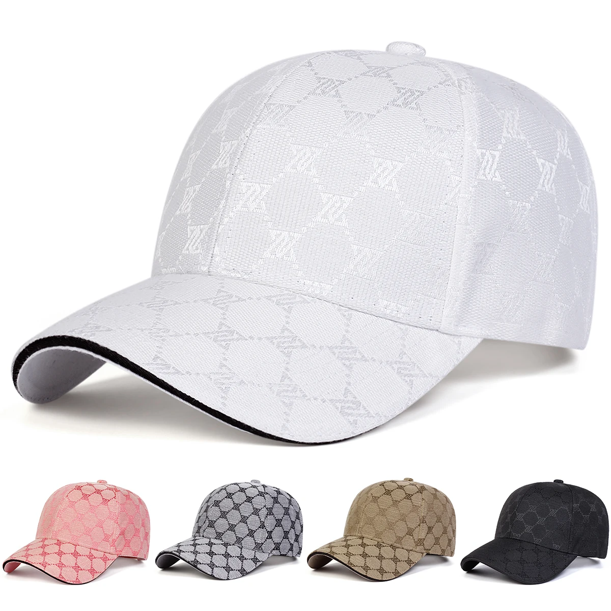 Gorras de béisbol con estampado de letras unisex, gorras informales ajustables para primavera y otoño, gorra deportiva con protección solar