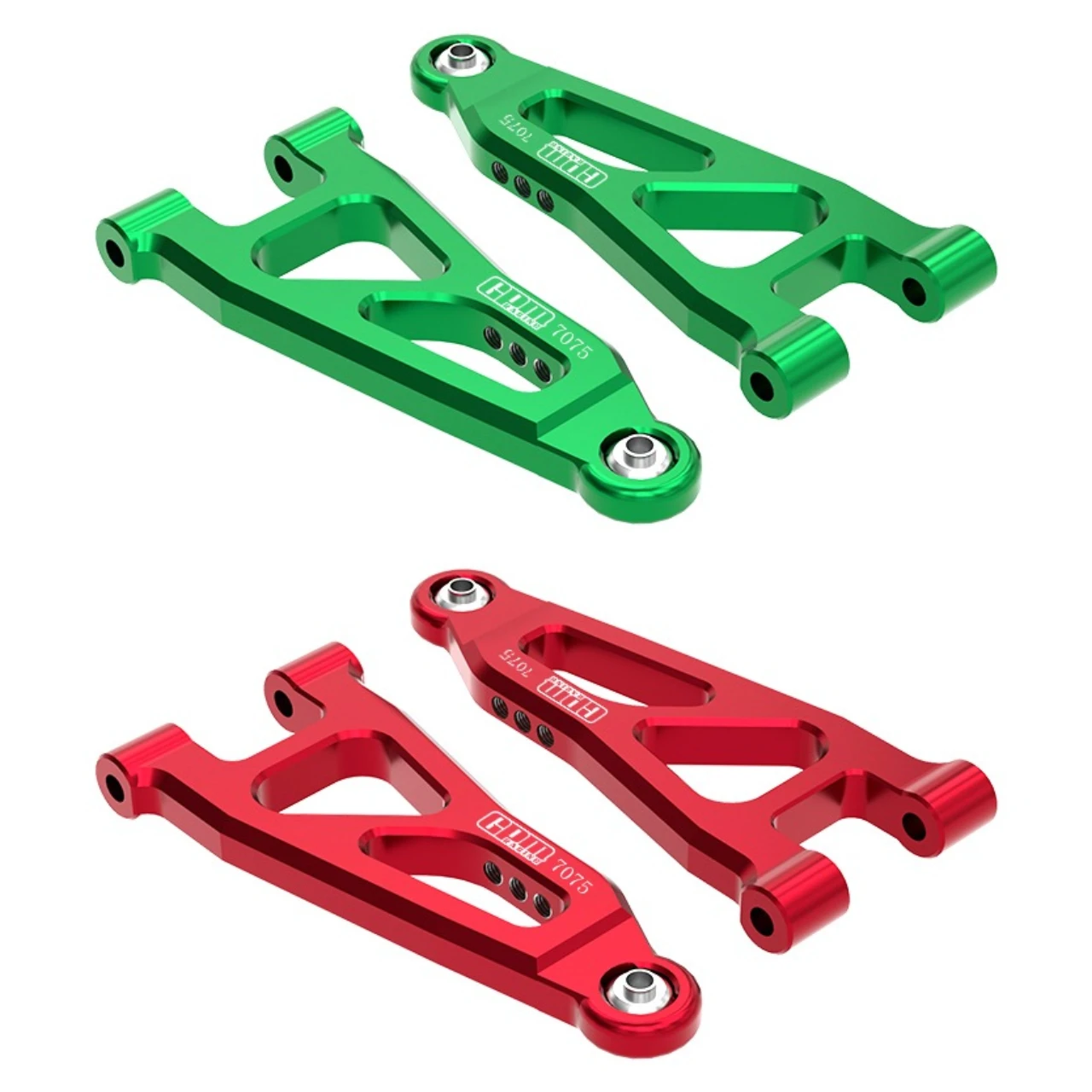 Brazo de suspensión inferior delantero de aleación GPM 7075 para ARRMA 1/14 Mojave Grom 1/12 Nascar