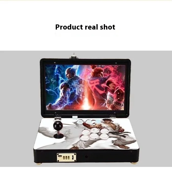 Pandor's new 14-inch portable home game console all-in-one arcade dual desktop coin-operated game English