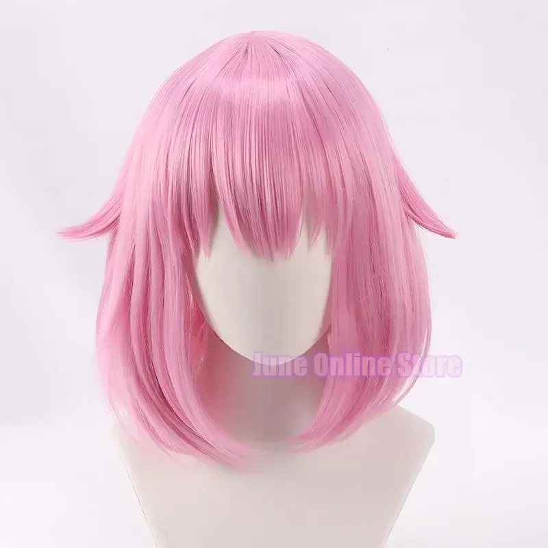 Otori Emu Cosplay Wig Women Pink Short Wavy Wig Cosplay Anime Peluca Project Sekai Colorful Stage Wonderlands×Showtime XC7839