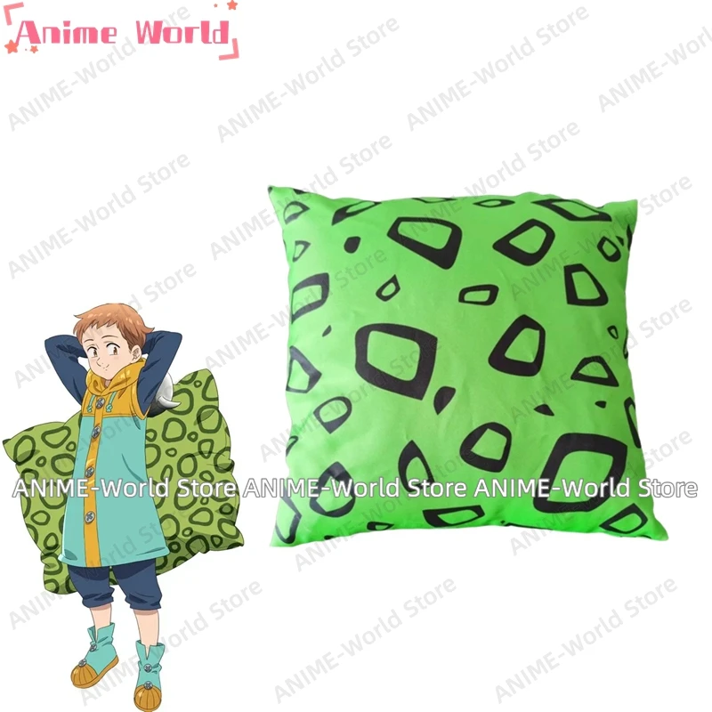《Custom Size》Anime Sin of Sloth Harlequin King Nanatsu No Taizai Cosplay Costume Halloween Party Uniform Clothes Wig Pillow - view 5