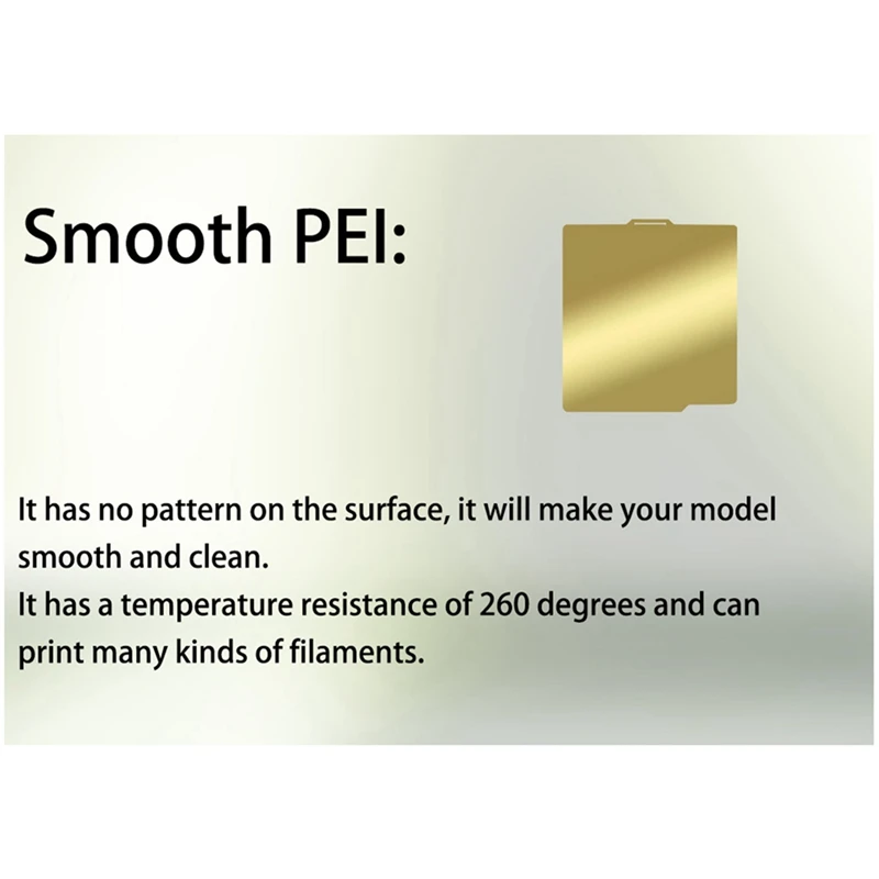 Spring Steel Plate High Quality Spring Steel Plate For Bambu Lab 3D X1/P1, Double Sided PEI Sheet 257X257mm