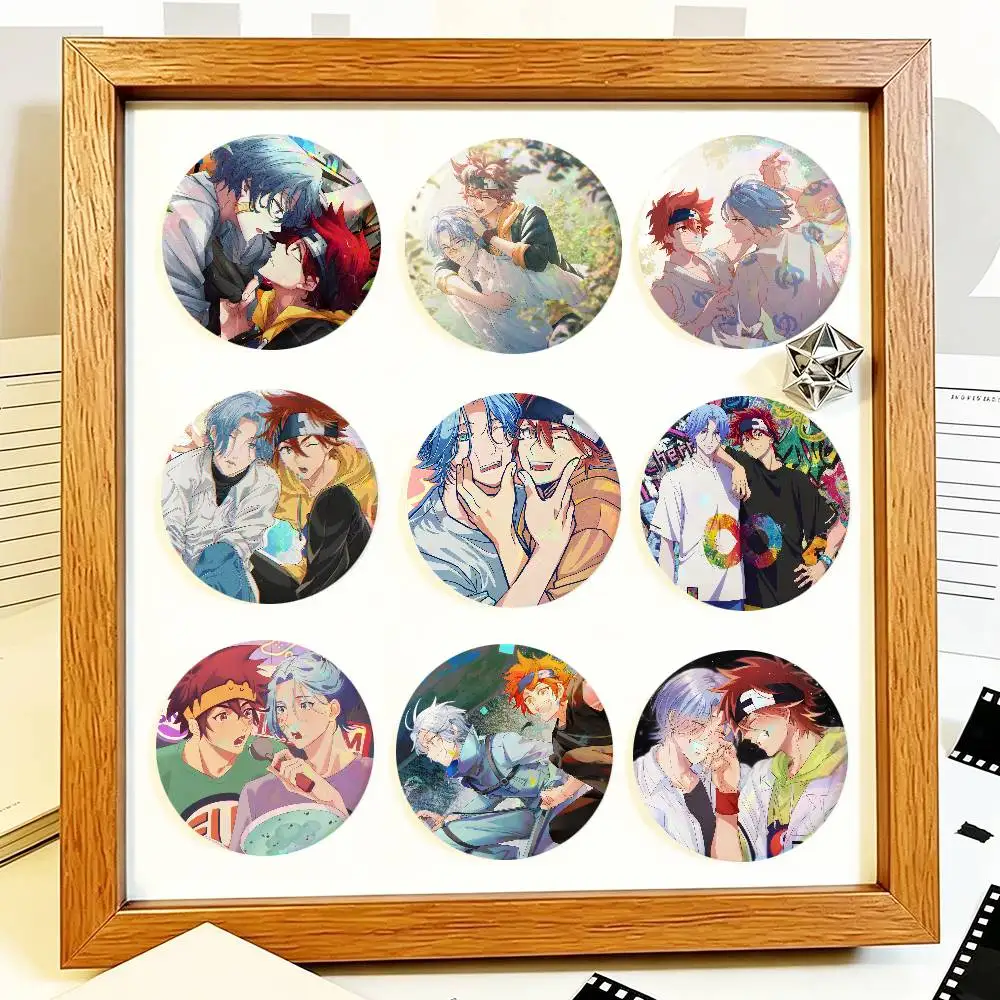 SK8 The Infinity Anime Round Badge Lapel Pin Backpack Clothing Jewelry Accessories Gift Brooch