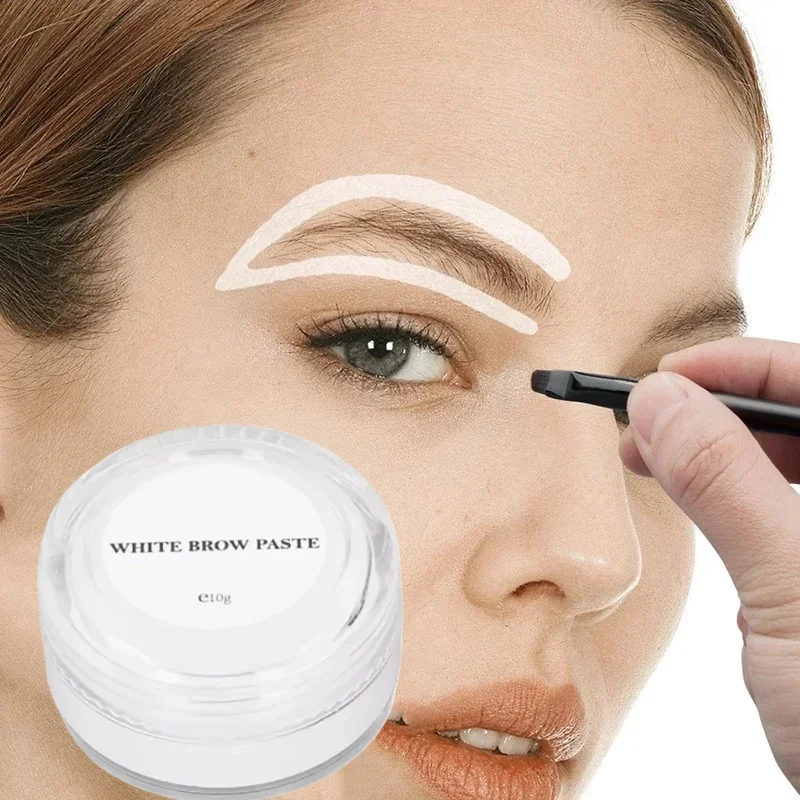 

10 г белая паста для татуировки бровей, маркер для микроблейдинга, перманентный макияж, картографическая паста, инструмент для бровей, губ, поставка аксессуаров PMU