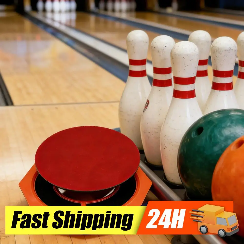 

Держатель для шаров для боулинга 2-в-1: подставка для шлифовальных дисков, инструмент для ухода за поверхностью, фиксирующий инструмент, подставка для чистки и полировки с шаром для боулинга