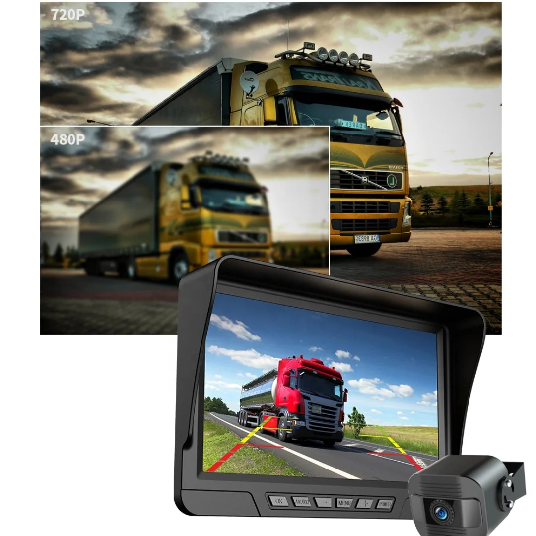 

Truck Blind Spot Monitor System 7inch AHD Reversing Monitor