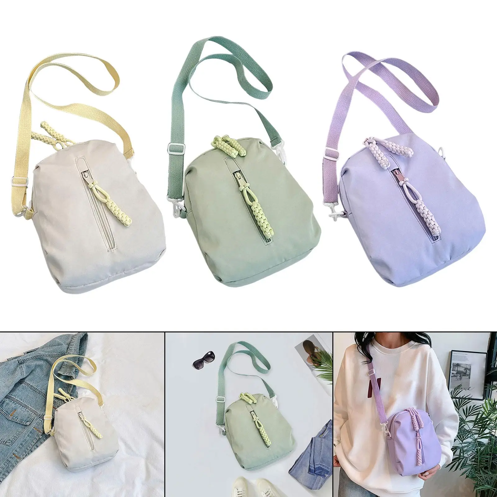 Women Shoulder Bag Lightweight Pouch Stylish Tote Bag for Party Work Student