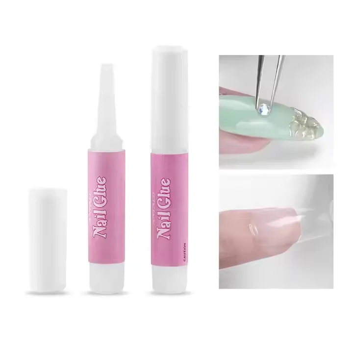 New 2g Mini Fast Drying Nail Gel Adhesive Private Label Nail Glue Bottle Pack OEM ODM CustomLogo for Press‑on Nails DIY Manicure