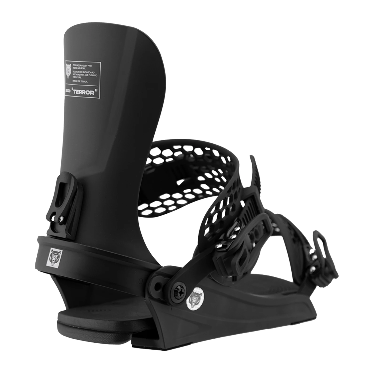 Snowboard Binding  CREW Adjustable All-Mountain Freestyle EVA Base 3D Straps Lightweight S/M/L
